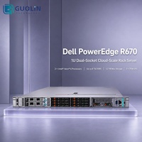 Serveur en rack DELL PowerEdge R670 1U, serveur de calcul en périphérie pour site distant et serveur de traitement de données industrielles