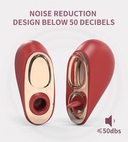 LOVE Factory 2-in-1 Oral Clitoris Saugen und Verknüpfen Vibrator Stimulation Heiß verkaufter Herzform Oral Vibrator
