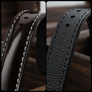 Cinturino per Orologio in Vera Pelle Liscia Imbottita con Sgancio Rapido per <span class=keywords><strong>Huawei</strong></span> - Product Image 4