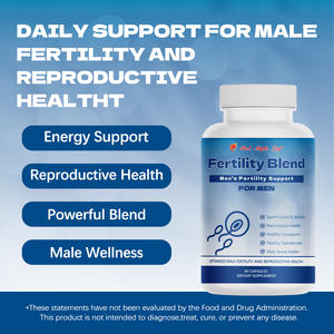 วิตามินเสริมสุขภาพ<span class=keywords><strong>ก</strong></span>ารเจริญพันธุ์สำหรับผู้ชาย แคปซูลวิตามินซี/อี/บี6/บี12 ความเข้มข้นสูง + <span class=keywords><strong>ก</strong></span>รดโฟลิ<span class=keywords><strong>ก</strong></span> บำรุงสุขภาพอสุจิ - Product Image 5