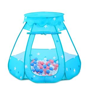 Tente de jeu pour enfants avec piscine à balles, fabriquée en Indonésie, pour l'intérieur et l'extérieur, avec sac de transport - Product Image 1