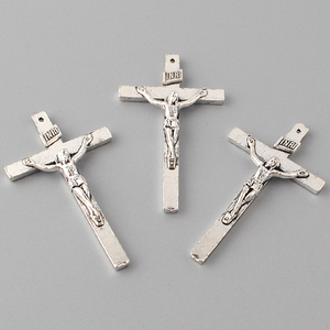 2021 신제품 액세서리 ACR023 맞춤형 INRI 켈틱 정교회 금속 십자가 예수 십자가상 묵주 제작용 - Product Image 1