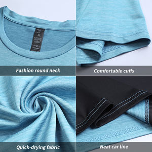 Sportkleding voor heren, gymkleding, hardloopkleding, pickleball, tennis, 2-delige set (T-shirt & shorts), workout set - Product Image 5