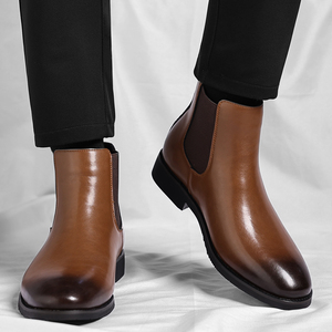 <span class=keywords><strong>Botas</strong></span> con Logotipo Personalizado, Zapatos para <span class=keywords><strong>Hombre</strong></span>, <span class=keywords><strong>Botas</strong></span> de Cuero Artificial con Forro de Piel, <span class=keywords><strong>Botas</strong></span> <span class=keywords><strong>Chelsea</strong></span> Casuales de Invierno para <span class=keywords><strong>Hombre</strong></span> - Product Image 6