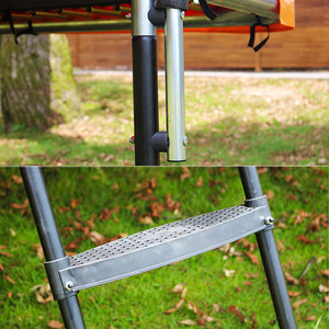 <span class=keywords><strong>Trampoline</strong></span> rectangulaire Zoshine avec tapis de ressorts orange éclatant, certifié ASTM, <span class=keywords><strong>trampoline</strong></span> d'extérieur avec filet de sécurité - Product Image 6