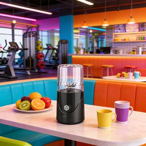 Mini licuadora portátil de 260 ml, 6 cuchillas afiladas, carga tipo C, para triturar hielo, batidos, comida para bebés, viajes, deportes, actividades al aire libre, sin BPA - Product Image 1