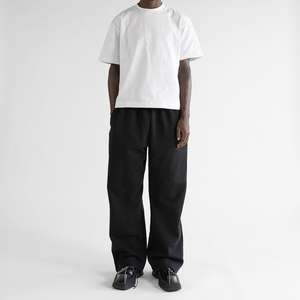 Pantalon de jogging décontracté pour homme, coupe droite ample, en molleton 100 % coton, délavé à l'acide, personnalisable avec logo, haute qualité - Product Image 3