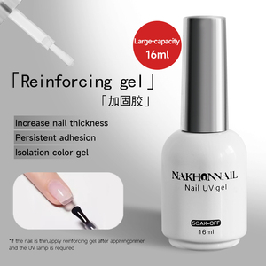 Nakhonnail 2025 mô hình UV Gel Sơn Móng Tay Bán buôn tỏa sáng cao không lau cơ sở áo khoác và áo khoác hàng đầu tùy chỉnh nhãn - Product Image 5