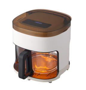 Voir à travers la fenêtre Friteuse à air chaud personnalisée Friteuse à air chaud Friteuse à commande numérique carrée <span class=keywords><strong>sans</strong></span> huile Four électrique 1300W TOC - Product Image 2