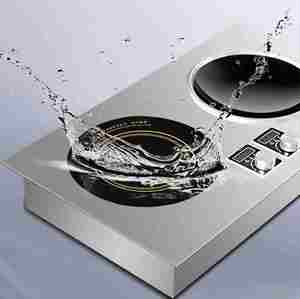 Встраиваемая вогнутая керамическая плита, бытовая двухконфорочная индукционная плита, мощная двухконфорочная плита - Product Image 3