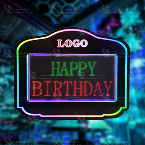 Câu lạc bộ đêm tùy chỉnh di chuyển glorifi LED bảng tin đăng Bảng hiển thị chai dịch vụ Presenter - Product Image 2