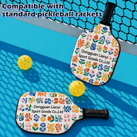Ensemble d'accessoires personnalisés pour pickleball : Housse de raquette, pochette à balles, bandeau avec logo pour articles promotionnels de club, pour commandes personnalisées, fabricant