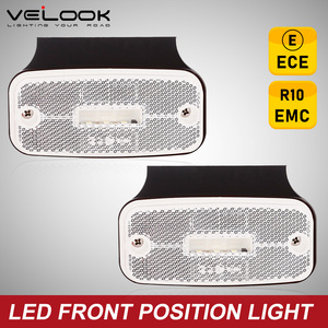 Feux <span class=keywords><strong>de</strong></span> <span class=keywords><strong>position</strong></span> avant LED 12V 24V <span class=keywords><strong>pour</strong></span> <span class=keywords><strong>remorque</strong></span>, feux <span class=keywords><strong>de</strong></span> délimitation, feux <span class=keywords><strong>de</strong></span> gabarit, homologués ECE, lampe <span class=keywords><strong>de</strong></span> <span class=keywords><strong>position</strong></span> blanche LED <span class=keywords><strong>pour</strong></span> <span class=keywords><strong>remorque</strong></span> et camion - Product Image 2