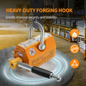 Imán de Elevación Magnético Permanente, Capacidad de Elevación de 1320 Libras, Imán de Elevación con Liberación Automática, Utilizado en Grúas de Taller para Levantar Placas de Acero - Product Image 2