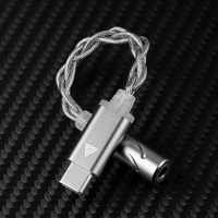 Adaptateur de casque QKZ-TC MAX Pro DAC Chip Dongle Type-C vers prise jack 3,5 mm, câble audio HiFi sans perte 24 bits/96 kHz, longueur de câble 12 cm