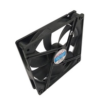 Ventilateur axial électrique SANLY SF18025 24V/12V CC sans balais 1700 tr/min 120x120x25mm, haut débit d'air, en plastique avec manchon/roulement en acier inoxydable