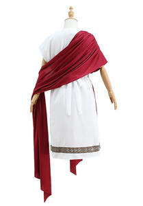 Costume de cosplay de haute qualité pour filles sur le thème de la mythologie grecque, tunique grecque <span class=keywords><strong>blanche</strong></span> et rouge pour performance de carnaval - Product Image 6