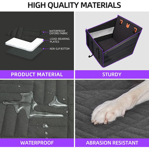 Großhandel individuelles robustes abrasionsresistentes Hundebett für Rücksitz im Auto, Autobett für Hunde - Product Image 3