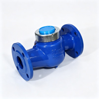 Compteur d'eau à jet unique en plastique ABS/laiton de 2 pouces, poli, conforme à la norme ISO 4064 Classe B, haute performance, pour usage domestique, garantie 3 ans