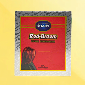 Polvo de Henna Herbal Rojo Marrón de Grado Premium SMART para el Cabello, Henna Árabe Sin Amoníaco, Cubre las Canas, Semipermanente, Exportación GCC - Product Image 1
