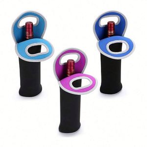 Bolsa de Transporte para Vino Personalizada, Aislada, de Neopreno, para una o dos Botellas, Ideal para Viajes, Picnics y Fiestas - Product Image 1