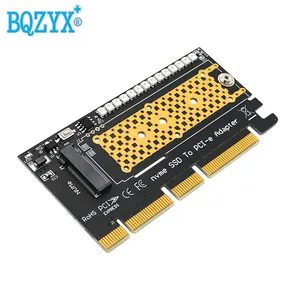 M.2 nvme SSD כדי PCI-E 4X/8X/16X מתאם עם 3528 צבעוני פלאש LED