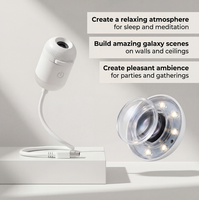 Mini projecteur LED portable USB 2026 moderne ultra-clair, lumière d'ambiance romantique Galaxie Étoile Aurore pour chambre et voiture, livraison directe
