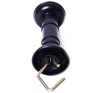 Poignée de portail de clôture électrique à <span class=keywords><strong>ressort</strong></span> en plastique isolé pour équipement agricole avec crochet - Product Image 1