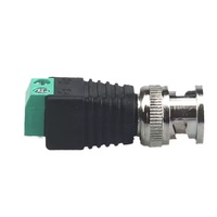 Conector BNC Macho de 2 Pines de Alta Calidad, Sin Soldadura, Duradero, con Pines 1P, Chapado en Oro y Cobre, Clasificación de 12V y 10A para Aplicaciones de Audio y Video