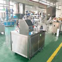 Machine de remplissage et de scellage de tubes entièrement automatique et semi-automatique pour dentifrice, chocolat, graisse, avec alimentateur