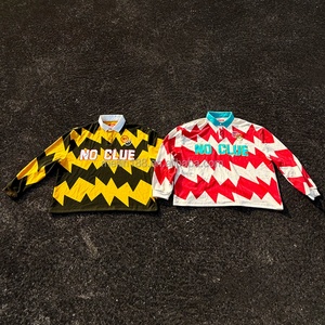 เสื้อโปโลรักบี้แบบสั่งทำพิเศษ ปักลายปะติด ดีไซน์โอเวอร์ไซส์ ผ้าถัก 100% คอตตอน แขนยาว สำหรับผู้ชาย - Product Image 2