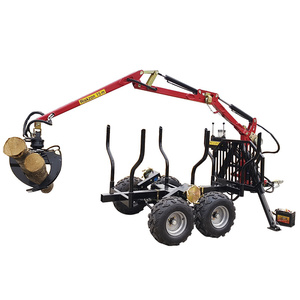 Tractor y grúa de troncos a gasolina, remolque de troncos ATV para uso doméstico <span class=keywords><strong>forestal</strong></span> y granja, nueva condición usada disponible - Product Image 3