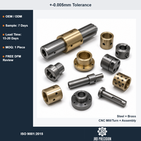 Service de Fabrication CNC de Pièces d'Assemblage Personnalisées en Acier et Laiton, Fournisseur OEM Certifié ISO 9001, Rugosité de Surface Ra1.6um