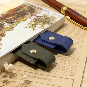 Segnalibro in pelle semplice con portamatite multifunzione pennarello pagina cartella libro in pelle sintetica - Product Image 6