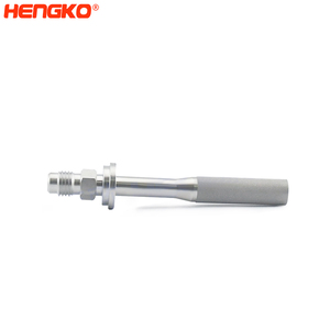 Đá tạo bọt khí bằng thép không gỉ xốp nung kết HENGKO 0.2 5 40 Micron dùng cho Ozone H2 O2 CO2 N2O NH3 <span class=keywords><strong>Argon</strong></span> - Product Image 6