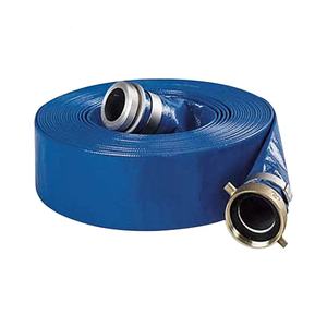 2 \ "3 \" 4 \ "pulgadas PVC Lay Flat Irrigation Pipe Alta presión Flexible Durable 100M Manguera suave PC Layflat Manguera de descarga de agua - Product Image 1