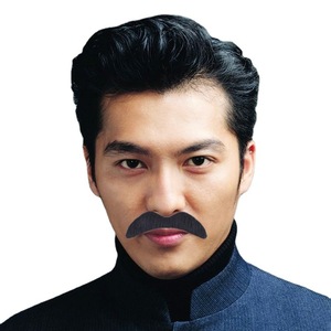 Ensemble de 6 barbes noires réutilisables pour Halloween et carnaval, accessoires de fête costumée - Product Image 5