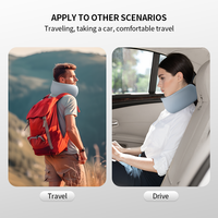 Nouvel arrivage Oem Oem Oreiller cervical ergonomique réglable en forme de U en mousse à mémoire de forme Oreiller cervical de voyage pour avion, voiture, train, bureau, repos