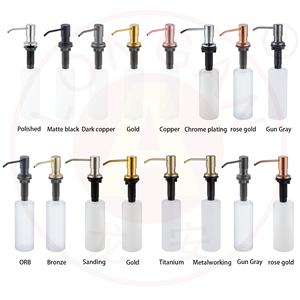 Dispenser di Sapone Commerciale da Montare sul Lavello, Set Dispenser di Sapone per Cucina e Mani - Product Image 3