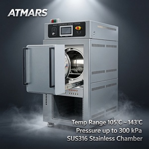 Chambre d'essai d'accélération du vieillissement à haute pression HAST <span class=keywords><strong>105</strong></span> ° C à 143 ° C pour les tests d'essai de fiabilité des boîtiers de circuits intégrés semi-conducteurs - Product Image 3