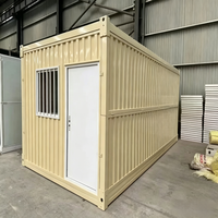 Maison préfabriquée pliable, maison conteneur de 20 pieds, bâtiment modulaire, mini-maison portable pour bureau, jardin, appartement