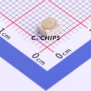 K2-1808UN-A3SW-01 Tactile Switch SMD Switch Single Pole Single Throw Oval Button 1.8N Vertical Mount - Product Image 1