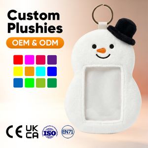Portatarjetas de Peluche Suave de <span class=keywords><strong>Pollo</strong></span>, Llavero con Bolsillo para Tarjetas, Porta Identificaciones para Álbum, Regalo - Product Image 6