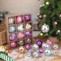 Ornement boule disco Apple, mosaïque miroir, décoration suspendue pour sapin de Noël, fête, mariage, en mousse réfléchissante