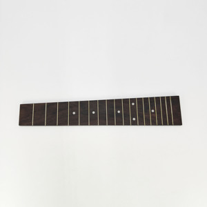 Diapasón de palisandro de 23 pulgadas y 18 trastes para ukelele, trastes de cobre blanco, madera maciza, repuesto listo para usar para ukelele de 23 pulgadas - Product Image 3
