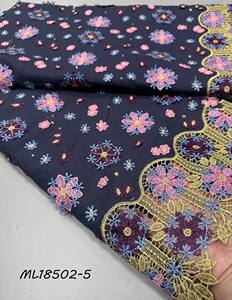 Nouveau style de tissu en dentelle africaine, voile <span class=keywords><strong>suisse</strong></span> 100% coton, dentelle <span class=keywords><strong>suisse</strong></span> en <span class=keywords><strong>Suisse</strong></span>, dentelle sèche 2026, matière pour vêtements - Product Image 6