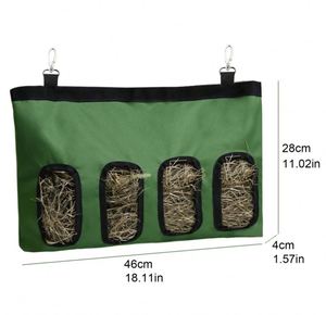 Free Sample Rabbit <b>Hay</b> <b>Feeder</b> Bag <b>Hay</b> Bag 4 Holes Hanging <b>Feeder</b> Pig <b>Hay</b> <b>Feeder</b> Storage Small Animal Feeding Bag for Rabbit - Product Image 4