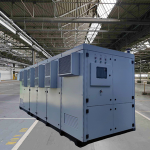 Système de stockage d'énergie solaire hybride commercial 200 kW 300 kWh BESS avec panneaux photovoltaïques 100 kWp pour application extérieure GRE - Product Image 4