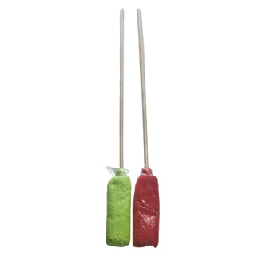 Mopa de hilo de microfibra con bobinado de alambre de hierro, fregona industrial con mango de madera para suelo, barata, china - Product Image 2