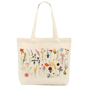 Phụ Nữ Của Thời Trang Có Thể Gập Lại <span class=keywords><strong>Canvas</strong></span> <span class=keywords><strong>Tote</strong></span> Shoulder <span class=keywords><strong>Bag</strong></span> Với Bên Trong Dây Kéo Túi Thời Trang Mua Sắm Túi Xách - Product Image 1